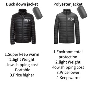 Men's <b>Light</b> Weight Hooded <b>Puffer</b> <b>Jacket</b> Zipper Closure Solid Color Casual Winter Polyester Wadding Keep Warm Regular Length - Product Image 5