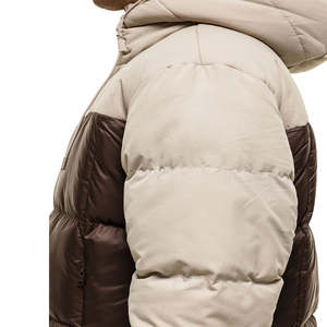 Veste matelassée à capuche épaisse imperméable et coupe-vent de haute qualité pour l'hiver, fabriquée au Pakistan, logo personnalisé, respirante, mode urbaine - Product Image 5