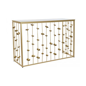Mesas de consola decorativas de lujo para sala de estar, hechas de metal y vidrio de alta calidad, con un diseño único y elegante, ideales para el hogar y hoteles. - Product Image 6