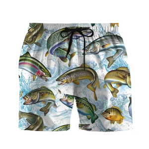 Divertidos Shorts de Playa con Estampado de Pollo Kung Fu, Moda de Verano para Hombres y Niños, Shorts de Baño Casuales con Estampado 3D de Animales, Talla Grande - Product Image 1