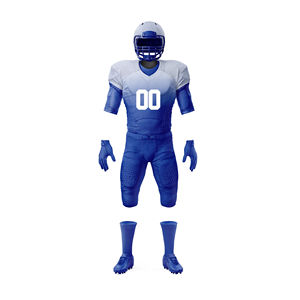 ชุดยูนิฟอร์มอเมริกันฟุตบอลแบบใหม่ คุณภาพพรีเมียม ผลิตตามสั่ง 100% โพลีเอสเตอร์ ระบายอากาศได้ดี สำหรับทีม - Product Image 1