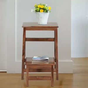 Furniture 4 Person <b>Table</b> <b>Outdoor</b> Wooden top <b>Table</b> Hand Carved <b>Foldable</b> Portable Solid Wood Pakistani Handcrafted Garden - Product Image 1