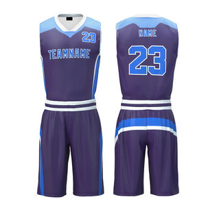 Maillot de basketball élite pour homme, grande taille, imprimé sur mesure, 100 % polyester, color block, sublimé, respirant, vêtement de sport de haute qualité - Product Image 1