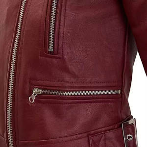 Veste en cuir pour femme respirante, légère, vente en gros, prix bas, service OEM, veste en cuir pour femme la plus vendue - Product Image 6
