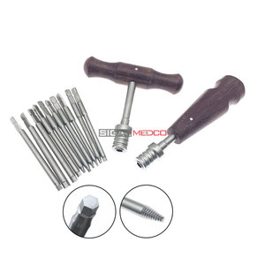 Destornillador ortopédico de acero inoxidable de alta calidad con mango de acoplamiento rápido, instrumento quirúrgico de precisión para neurocirugía y traumatología - Product Image 5