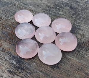 Cuarzo Rosa Natural, Cristal Rosa, Corte Pera de 4mm, Certificado IGI, Precio al por Mayor, Cabujón de Piedra Preciosa para Anillos y Joyería - Product Image 2