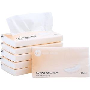 Portafazzoletti da Auto Perfettamente Adattabile con 300 Fogli di Fazzoletti Ricaricabili, Contenitore da Viaggio per Fazzoletti - Product Image 1