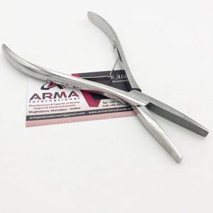 High Quality Surgical Grade Stainless Steel Flat Tip <b>Micro</b> Removal Pressing Pliers Sustainable <b>Tape</b> Hair Beading Tools - Product Image 4