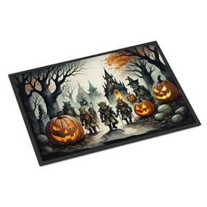 Orcs Spooky Halloween Paillasson Antidérapant Lavable Low Pile 24H X 36W Intérieur et Extérieur Tapis d'Entrée pour Porte d'Entrée - Product Image 1