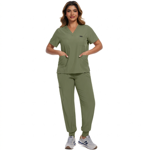 Uniformes Médicos Personalizados con Logotipo, Trajes de Enfermería para Hospitales, Clínicas Dentales y Salones de Belleza, Uniformes de Dos Piezas para Dentistas y Personal Médico Masculino - Product Image 3