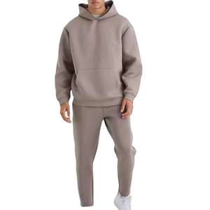 Chándal con Capucha para Hombre, Color Sólido, Manga Larga, Informal, Invierno, Poliéster/Algodón, Transpirable, Diseño 2 en 1, Forro Polar, Corte Regular, Lateral - Product Image 6