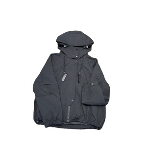 Veste d'hiver unisexe, fermeture éclair enduite, imperméable, à capuche, rembourrage matelassé, coque rigide, respirante, coupe-vent, veste de randonnée, coupe-vent, ski en plein air - Product Image 4