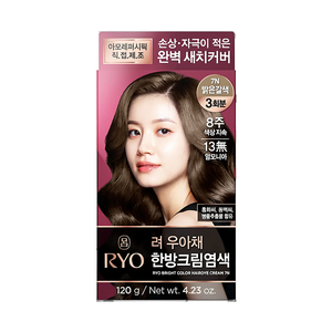 ครีมย้อมผมสีสวยสดใส RYO Korean Skincare Cosmetics รุ่น 7N สำหรับแต่งตา - Product Image 2