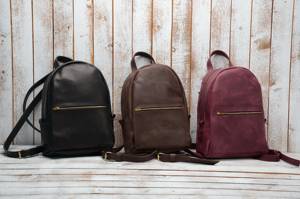 Custom Logo Genuine Leather Mini Backpack <b>Women</b> Small Real Cowhide Rucksack Luxury Ladies <b>Travel</b> <b>Bag</b> LSBP-0130 - Product Image 6