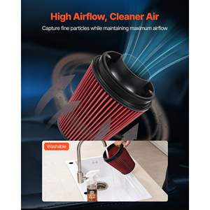 Système d'admission d'air froid de 3,94 pouces, bouclier thermique, kit de filtre à haut débit, compatible avec Cadillac Escalade Chevy 2015 - Product Image 6