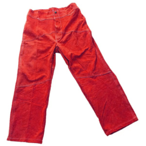 Customized Design Top Quality Best Quality <b>Split</b> Leather Welding <b>Trouser</b> for Safety Leather Industrial Safety Work Wears - Product Image 2