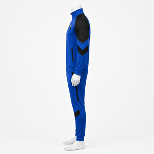 Chándal con cremallera para hombre hecho con tela deportiva cómoda y construcción flexible para entrenamientos, ejercicios y actividades al aire libre. - Product Image 2