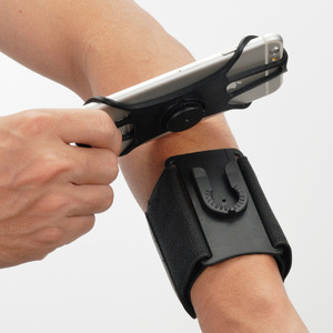Brazalete Deportivo para Teléfono con Rotación de 360 Grados, Desmontable, de Silicona, Universal para iPhone y <span class=keywords><strong>Samsung</strong></span>, para Gimnasio, Fitness y Jogging - Product Image 1