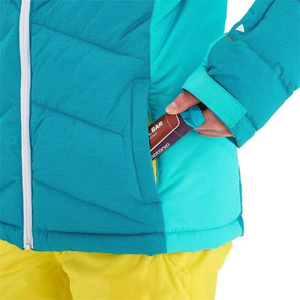 Veste de ski imperméable personnalisée pour enfants, à capuche, matelassée, coupe-vent, isolée, pour l'hiver, vêtements de neige, OEM en gros - Product Image 5