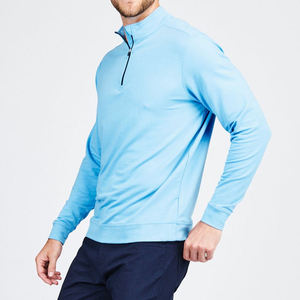 Gym Golf Active <b>Clothing</b> Men's Relaxed Fit Sweatshirt 1/4 Zipper Pullover Long Sleeve Shirt For Men OEM ODM Wholesale Sweatshirt - Product Image 1