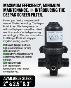 Filtro de malla de alto flujo para riego por goteo en agricultura, jardinería y filtración de agua para aspersores y tuberías de riego. - Product Image 2
