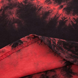 T-shirts OEM Streetwear 100% Coton Tie-Dye pour Hommes, Col Rond Couleur Unie, Manches Courtes, Impression Personnalisée, Fournisseur de T-shirts pour Hommes - Product Image 5