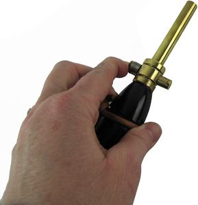 Poudre de corne de buffle véritable de qualité supérieure avec sangle en cuir réglable pour la chasse, le camping et les aventures en plein air - Product Image 3