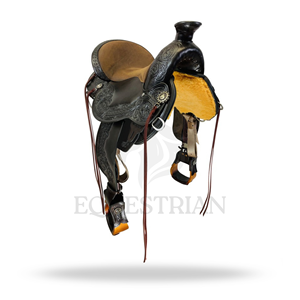Western Trail Saddle Horse Riding Saddle Equestrian <b>Equipment</b> - Product Image 3