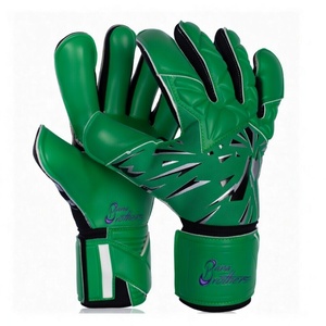 Gants de gardien de but avec protection des doigts, paume en latex allemand haute adhérence 4 mm, dos en silicone, gants de football pour match - Product Image 6