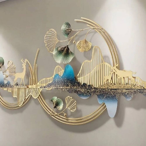 Modern Design Metal Wall Decor Home Decoration Pieces Luxury High Quality Metal Wall Arts From Indian Supplier Metal <b>Vases</b> - Product Image 3