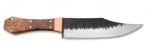 Herramienta Artesanal de Acero Forjado con Mango de Madera de Burl, Pieza Ejecutiva de Exhibición - Product Image 5