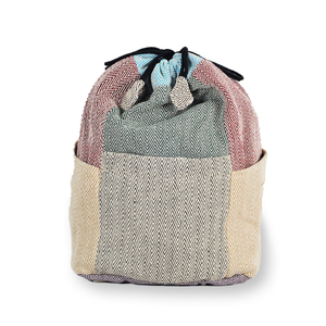 Cotton <b>Drawstring</b> <b>Backpack</b> Comfy and Eco-Friendly for Everyday Use - Product Image 1