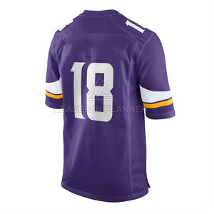 Vêtements de sport, maillot de football américain uni, séchage rapide, respirant, maillot de football américain en gros - Product Image 3