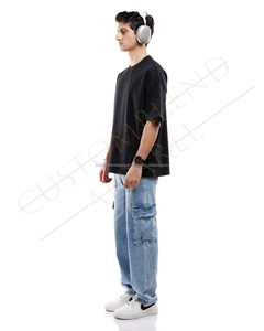 Nueva Camiseta de Manga Corta para Hombre, Tejida en Algodón Orgánico 100% de Alto Gramaje, Diseño Personalizado, Corte Regular, Cuello Redondo, Ecológica y Transpirable - Product Image 4