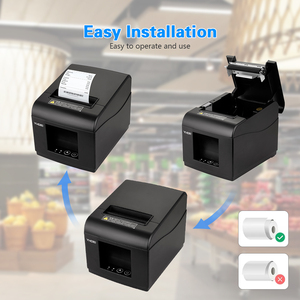 Imprimante thermique de reçus de 80 mm avec garantie de deux ans, coupe-papier automatique, imprimante POS, prise en charge des interfaces USB/LAN/BT/WIFI/RS232 - Product Image 3
