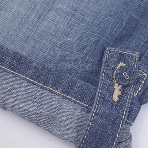 Pantalones Cortos de Mezclilla para Hombre, a la Moda, de Color Sólido, hasta la Rodilla, Material Versátil, para Vacaciones de Verano y Playa, en Venta - Product Image 4