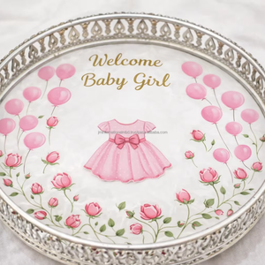 ถาดเงินเยอรมันออกแบบตามสั่งสำหรับของขวัญงานเลี้ยงฉลองทารก - Product Image 1