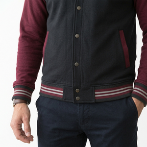 Modern Fit Sports Varsity <b>Jacket</b> Clothing Wholesale Manufacturing Custom Services Durable Fabric <b>jacket</b> for <b>men</b> <b>men's</b> <b>jackets</b> - Product Image 6