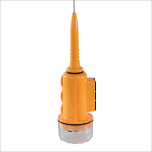 Bouée de localisation AIS jaune avec antenne de communication pour filet de pêche, flotteur de suivi pour bateau de pêche - Product Image 1