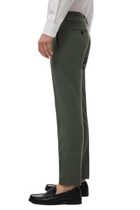 Pantalones de Traje de Hombre de Cintura Alta, Casuales de Negocios, Personalizables, de Lana Elástica, Corte Recto, con Cremallera, Calidad Mayorista - Product Image 4