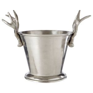 Elegante Enfriador de Vino con Diseño de Asta de Ciervo, Enfriador de Hielo de Metal Duradero, Vajilla Profesional para Restaurantes, Hoteles y Eventos Festivos - Product Image 1