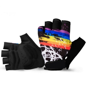 Half <b>Finger</b> Cycling Glove Breathable Mountain <b>Bike</b> Glove for Men Women Shock-Absorbing Gel Pad for Cycling Bicycling Running - Product Image 2