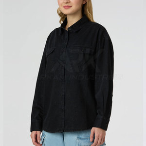 ราคาขายส่ง เสื้อเชิ้ตยีนส์ผู้หญิงสั่งทำได้ รุ่นใหม่ น้ำหนักเบา ขายดี - Product Image 4