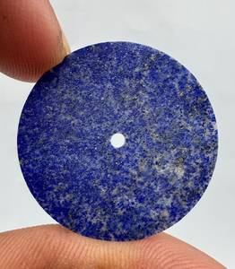 Cadran de montre A K Gems en lapis-lazuli, 30,5 mm, rond, bleu royal, pierre naturelle du Rajasthan, accessoires de montre - Product Image 1