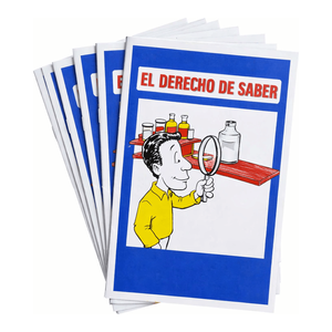 Brady Spanish Right to Know Booklets pour la formation en sécurité chimique sur le lieu de travail - Product Image 2
