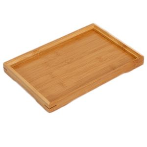 Bandeja Rectangular de Madera Hecha a Mano – Elegante Bandeja de Madera Natural para Desayuno, Té, Café y Aperitivos para Cocina, Mesa de Comedor - Product Image 1