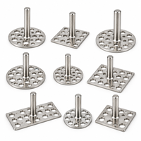 Bonding Fastener with Pin Perforated Base Adhesive Mount Pin for Composite Panel and Industrial Assembly OEM