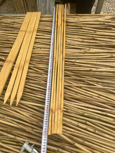 Piquet en bambou robuste de 1 m, bâton de support de jardin épais, solide et durable - Poteau de support pour plantes en bambou naturel - Product Image 2