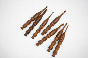 Ganchos de Crochet de Bambú con Acabado Liso, Diseño Ergonómico, Herramientas de Alta Calidad para Tejedores Profesionales - Product Image 4