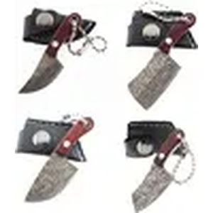 Couteau de Chef Personnalisé Burraq de Qualité Industrielle, Fait Main, en Acier Damas, pour Cuisine, 4 Lames Personnalisables - Product Image 3